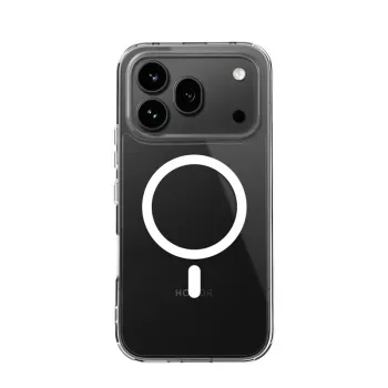Crong Hybrid Clear Magnetic puzdro pre Honor 600 Pro 5G, kompatibilné s MagSafe, priehľadné