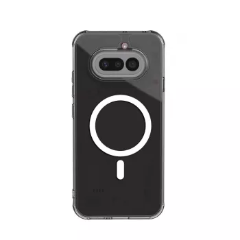 Crong Hybrid Clear Magnetic puzdro pre Nothing Phone 4a, kompatibilné s MagSafe, priehľadné