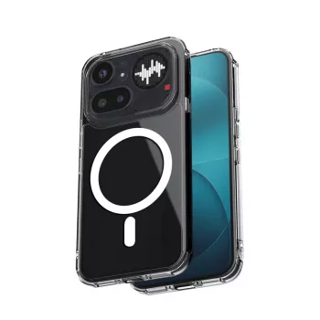 Crong Hybrid Clear Magnetic puzdro MagSafe pre Nothing Phone 4a Pro (priehľadné)