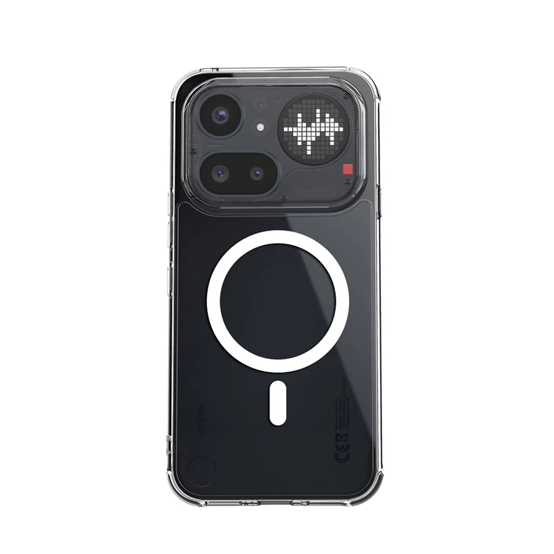 Crong Hybrid Clear Magnetic puzdro MagSafe pre Nothing Phone 4a Pro (priehľadné)