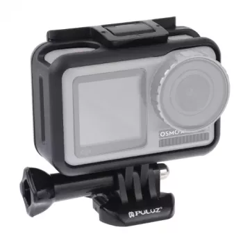 PULUZ rámový držiak ochranné puzdro pre DJI Osmo Action - čierne (PU338B)