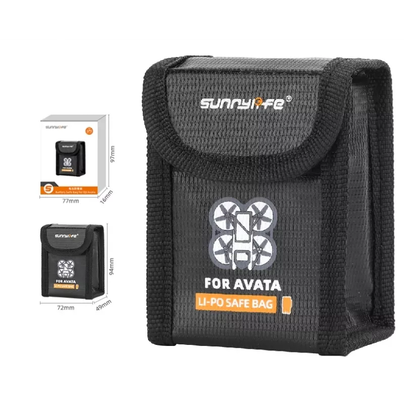 SUNNYLIFE ochranné puzdro na batériu pre DJI Avata Intelligent Flight Battery - čierne