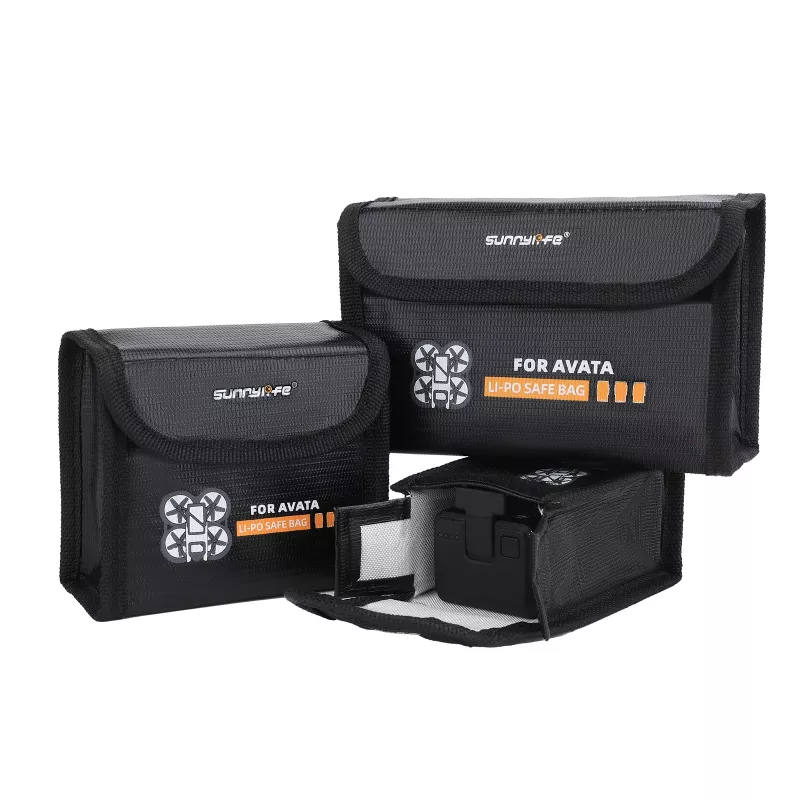 SUNNYLIFE ochranné puzdro pre 2x batérie DJI Avata - EVA pevné puzdro, čierne