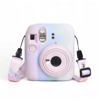LOVEINSTANT silikónové puzdro pre Fujifilm Instax Mini 12 - pastelové farby