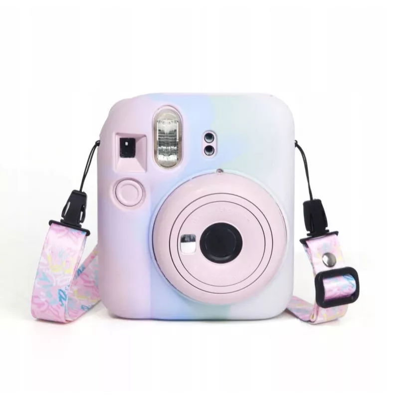 LOVEINSTANT silikónové puzdro pre Fujifilm Instax Mini 12 - pastelové farby