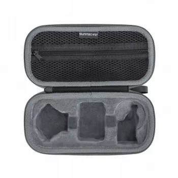SUNNYLIFE ochranné puzdro pre Insta360 Go 3, čierne, nylon, EVA, nárazuvzdorné, prachotesné, odolné proti striekajúcej vode, s rukoväťou