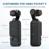PULUZ silikónové ochranné puzdro pre DJI Osmo Pocket 3 - čierne
