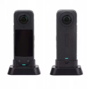 SUNNYLIFE mini stojan na statív pre akčnú kameru Insta360 X4 - čierny, skladací stolový statív so skrutkou 1/4