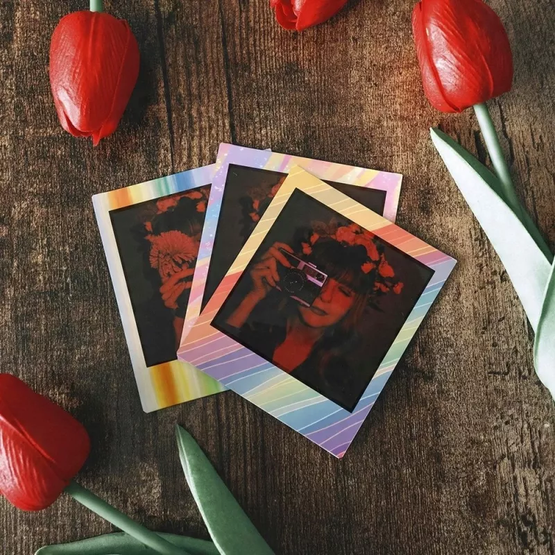 LOVEINSTANT sada 12 rámčekov na nálepky pre Fuji Instax Square Link SQ1 SQ6 SQ20 SQ40 SQ10
