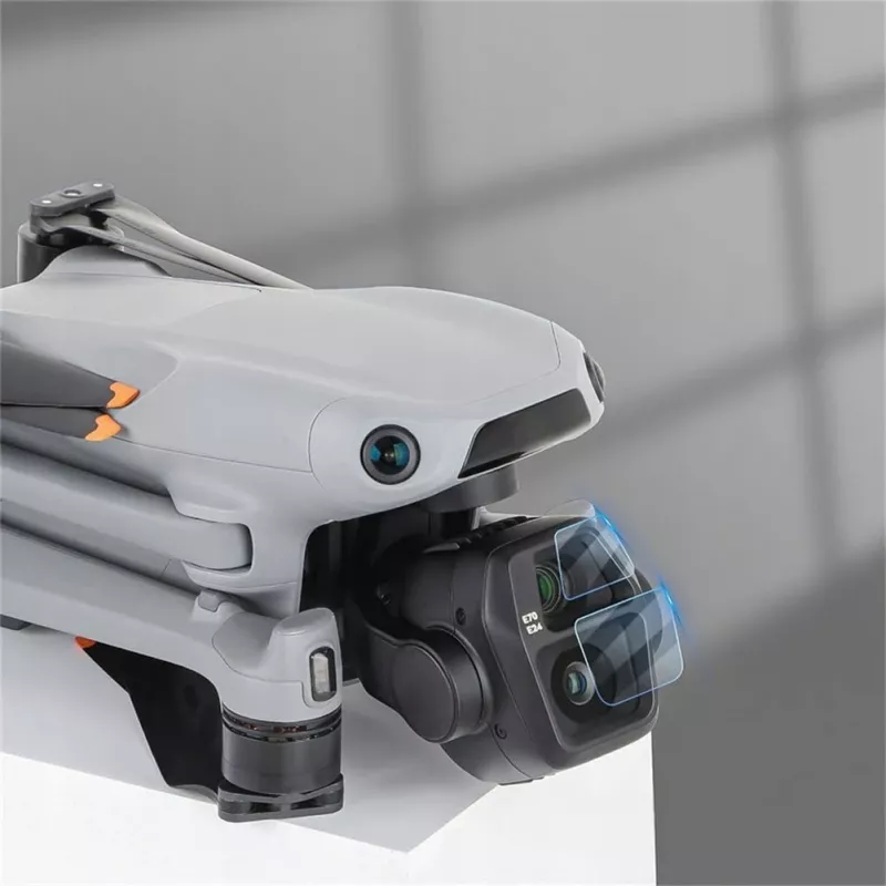 SUNNYLIFE 4x tvrdené sklo ochrana objektívu pre dron DJI Air 3 / Air 3S