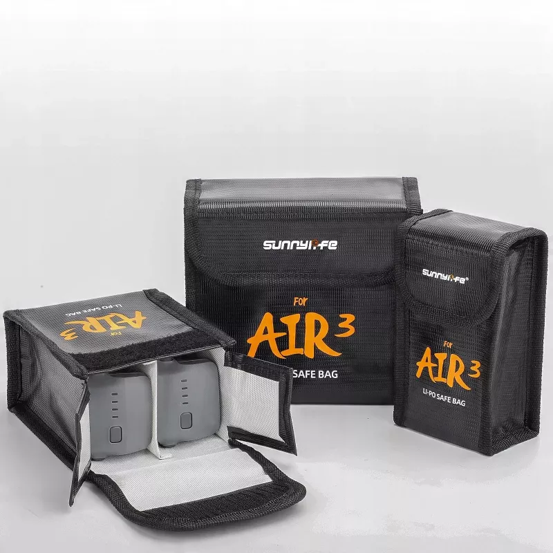 SUNNYLIFE ohňovzdorná taška pre 1 batériu DJI Air 3 / 3S