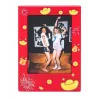 LOVEINSTANT 4x Magnetický rámik na fotografie pre Instax Mini, červený/zlatý