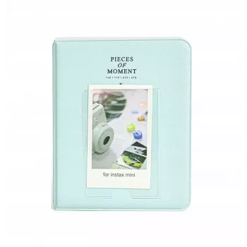 LOVEINSTANT Fotoalbum 64 fotografií pre Fuji Instax Mini 13 12 11 40 41 99 Evo Link / zelený