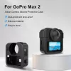 PULUZ 3-in-1 Sada ochranné puzdro, krytka objektívu, rukoväť pre GoPro Max 2 - čierna