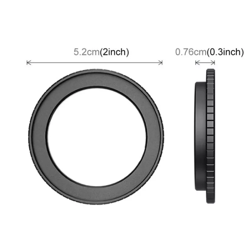 PULUZ 49 mm adaptérový držiak filtra pre DJI Osmo Action 6