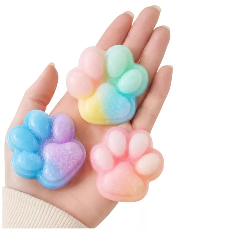 LEAN TOYS DIY kreatívna sada na výrobu squishies mačacia labka 44 dielov