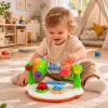 LEAN TOYS interaktívna hudobná hračka pre batoľatá hrkálka svetlá zvuky