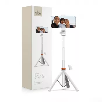 Tech-Protect L03S selfie tyč statív biela