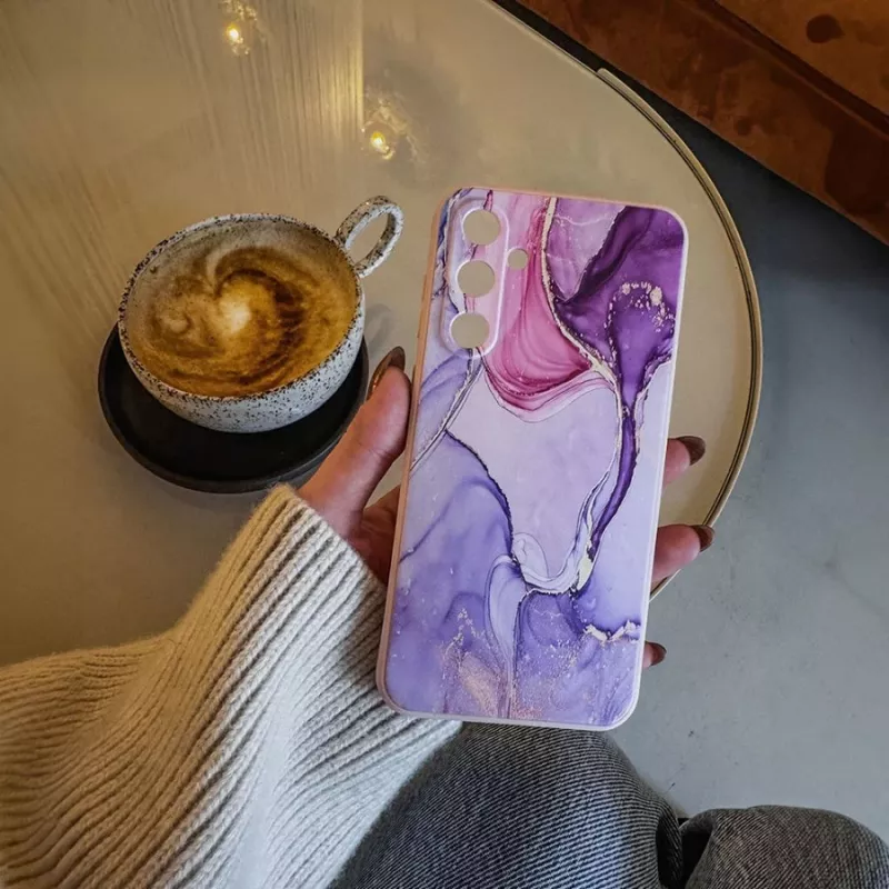 TECH-PROTECT zadný kryt pre Xiaomi Redmi Note 13 Pro 5G / Poco X6 5G, mramorový vzor, biely/sivý, hybrid TPU + PC