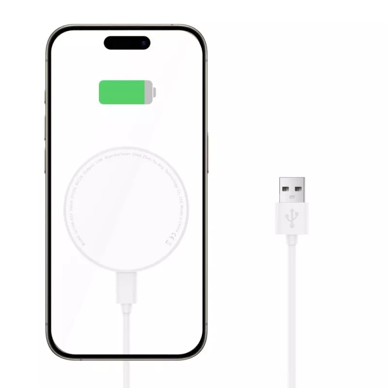 Tech-Protect QI15W-A33 MagSafe bezdrôtová nabíjačka 15W biela