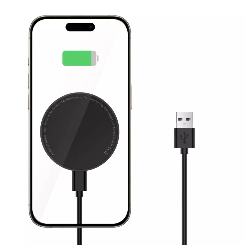 Tech-Protect QI15W-A33 MagSafe bezdrôtová nabíjačka 15W čierna