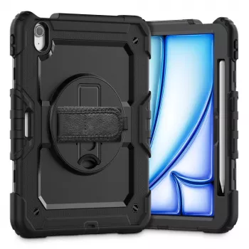 Tech-Protect Solid360 puzdro na iPad Air 11 palcov 6/7/8 (2024-2026) – čierna