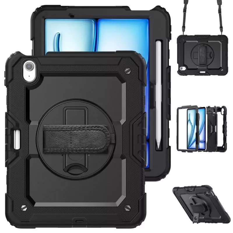 Tech-Protect Solid360 puzdro na iPad Air 11 palcov 6/7/8 (2024-2026) – čierna