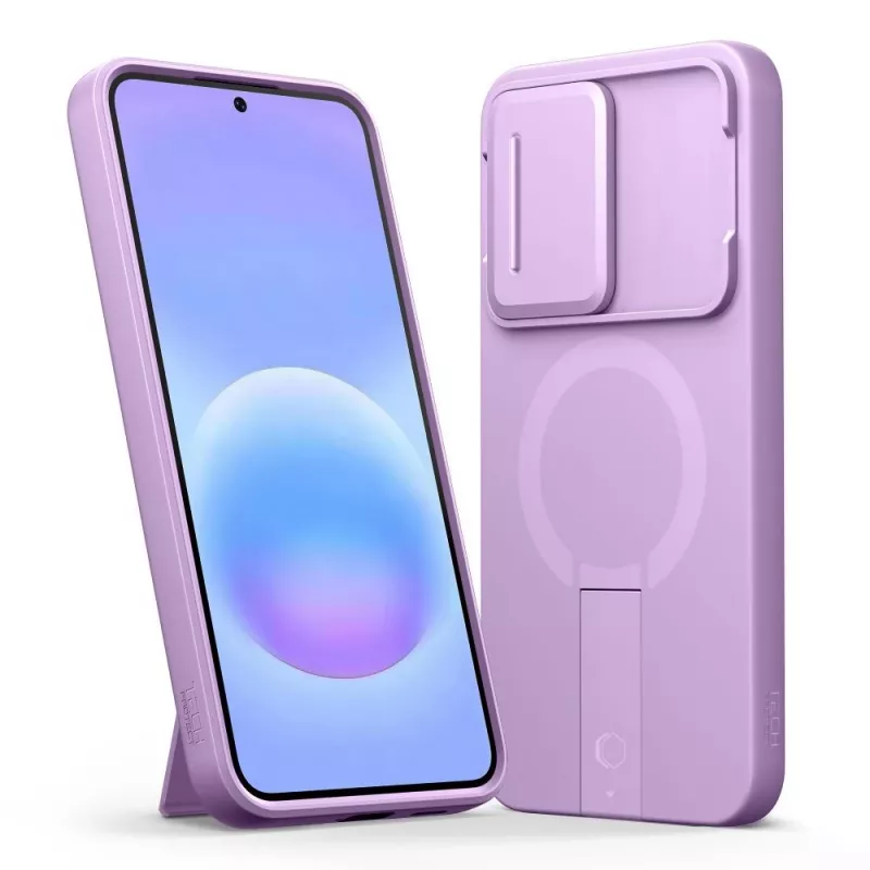 Tech-Protect Kevlar Aura MagSafe Puzdro pre Samsung Galaxy A57, Fialové