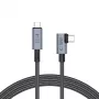TECH-PROTECT ULTRABOOST MAX “L” USB 4.0 8K 40Gbps USB-C kábel PD 240W 150cm sivý