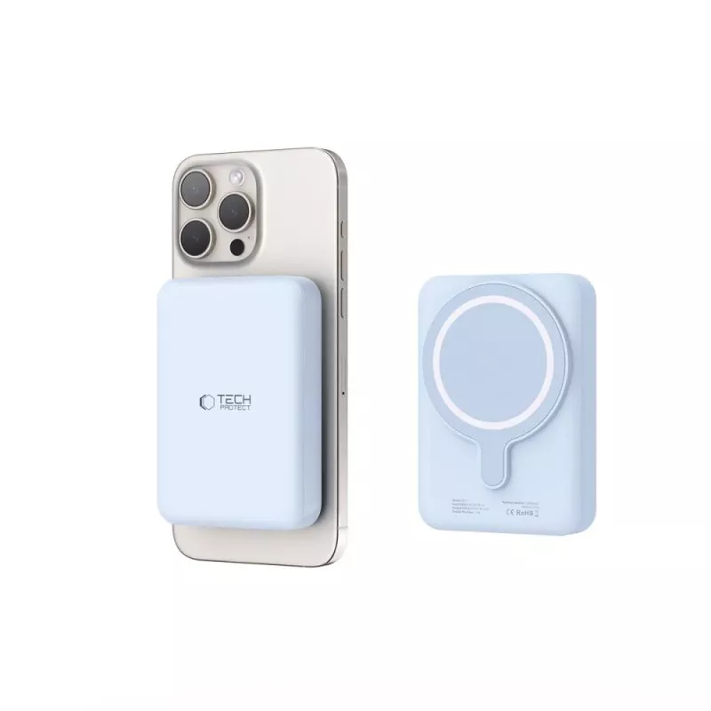 TECH-PROTECT PB11 LIFEMAG MagSafe power banka 10000mAh modrá