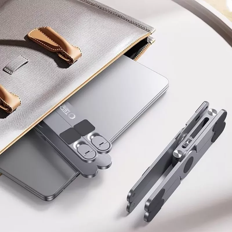 TECH-PROTECT ULS200 univerzálny stojan na notebook strieborný