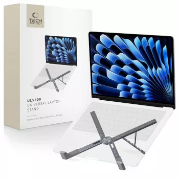 TECH-PROTECT ULS300 univerzálny stojan na notebook sivý