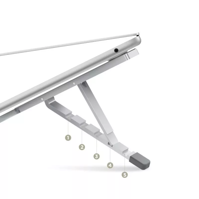 TECH-PROTECT ULS300 univerzálny stojan na notebook strieborný