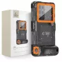 TECH-PROTECT IPX8 univerzálne vodotesné puzdro na potápanie čierna/oranžová