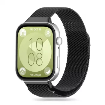 TECH-PROTECT Milanese Loop remienok pre Huawei Watch Fit 3 - čierny
