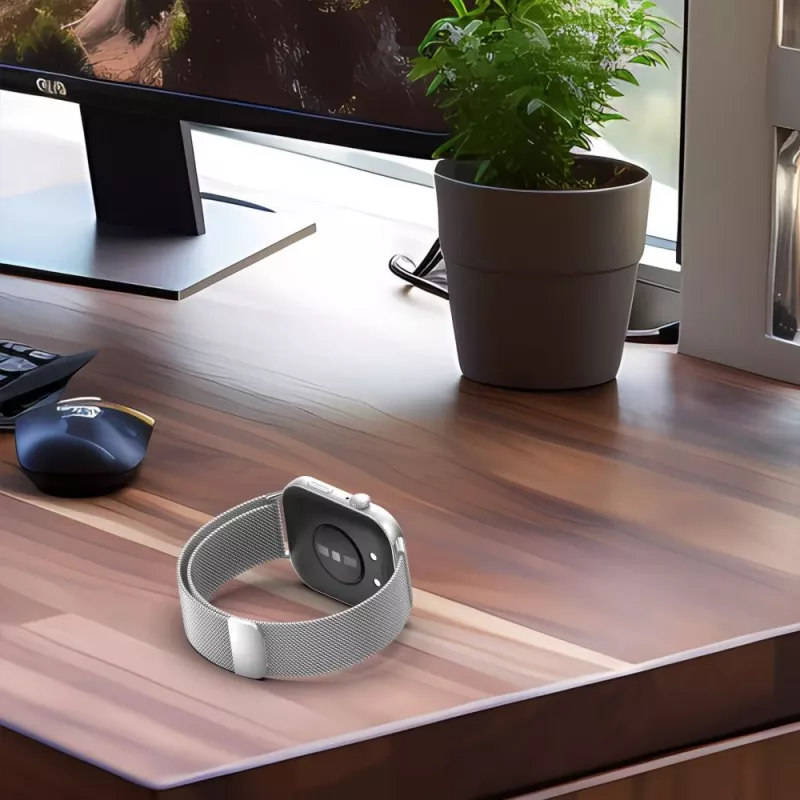 TECH-PROTECT Milanese Loop remienok pre Huawei Watch Fit 3 - čierny