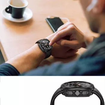 TECH-PROTECT DEFENSE360 Samsung Galaxy Watch Ultra (47 mm) čierne ochranné puzdro