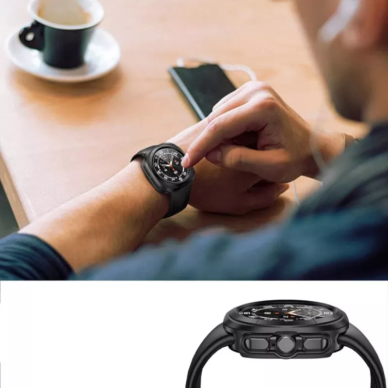 TECH-PROTECT DEFENSE360 Samsung Galaxy Watch Ultra (47 mm) čierne ochranné puzdro