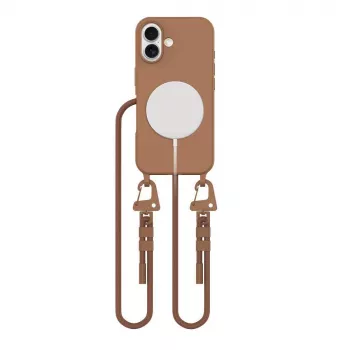 Tech-Protect Magnecklace Magsafe iPhone 16 čokoládovo hnedá