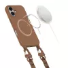 Tech-Protect Magnecklace Magsafe iPhone 16 čokoládovo hnedá