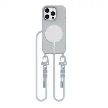 Tech-Protect Magnecklace MagSafe šnúrka na telefón pre iPhone 16 Pro Max sivá