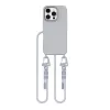 Tech-Protect Magnecklace MagSafe šnúrka na telefón pre iPhone 16 Pro Max sivá