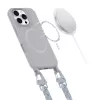 Tech-Protect Magnecklace MagSafe šnúrka na telefón pre iPhone 16 Pro Max sivá