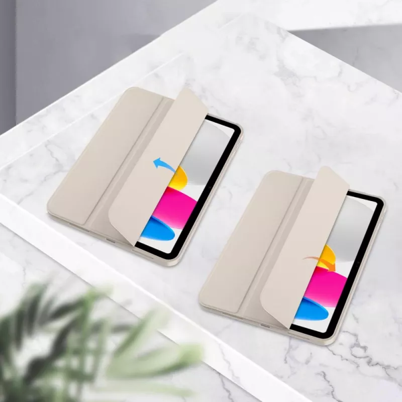 Tech-Protect SC Pen Puzdro pre iPad 10.9 (10th Gen, 2022) / iPad 11 (2025), Hviezdne biele