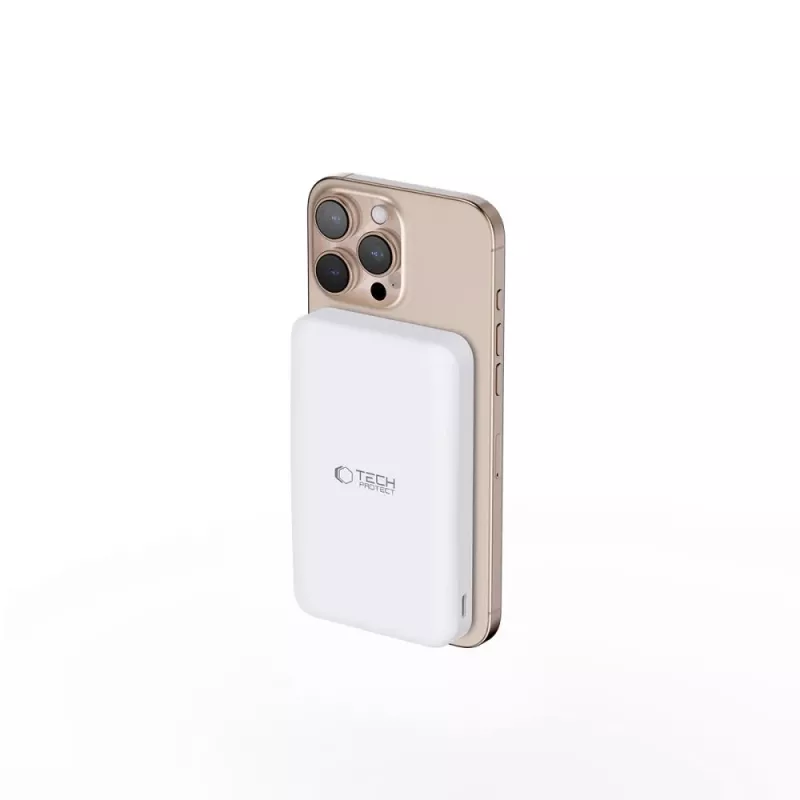 TECH-PROTECT PB24 LIFEMAG QI2 MAGSAFE POWERBANKA 10000MAH BIELA