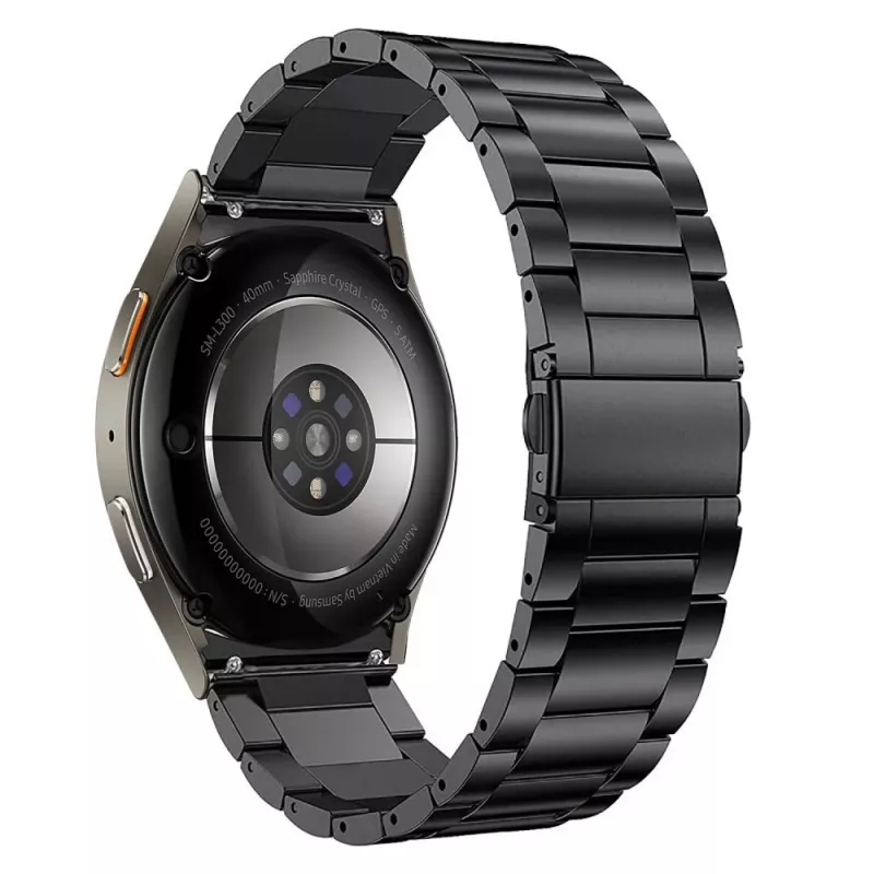 TECH-PROTECT STAINLESS SAMSUNG GALAXY WATCH 4 / 5 / 5 PRO / 6 / 7 / FE ČIERNY