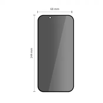 TECH-PROTECT Quick Set SPY+ Privacy tvrdené sklo ochranná fólia na displej balenie 2 ks pre iPhone 13 / 13 Pro / 14 / 16E / 17E