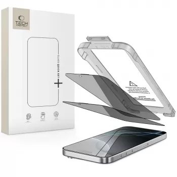 TECH-PROTECT Quick Set Spy+ Privacy ochranná fólia na displej balenie 2 ks pre Apple iPhone 16 Pro