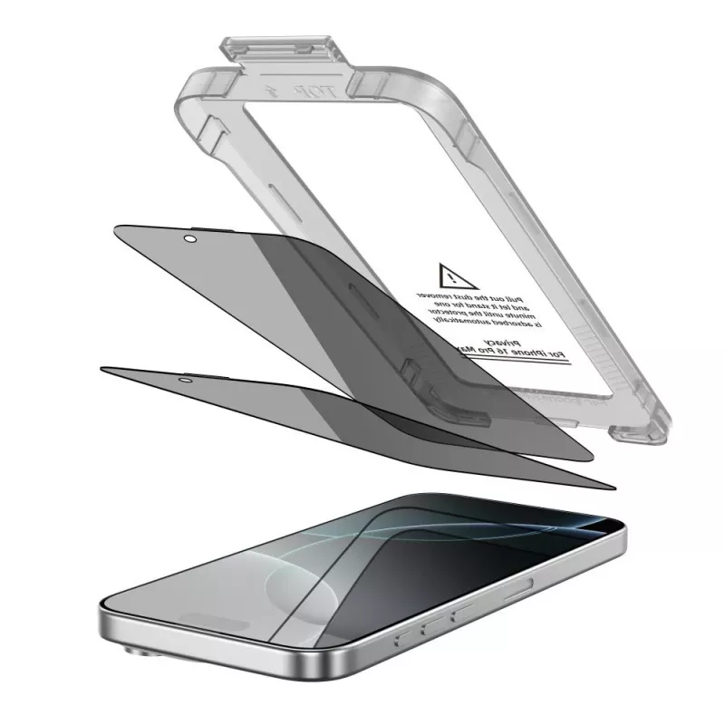 TECH-PROTECT Quick Set SPY+ Privacy ochranná fólia na displej balenie 2 ks pre iPhone 16 Pro Max