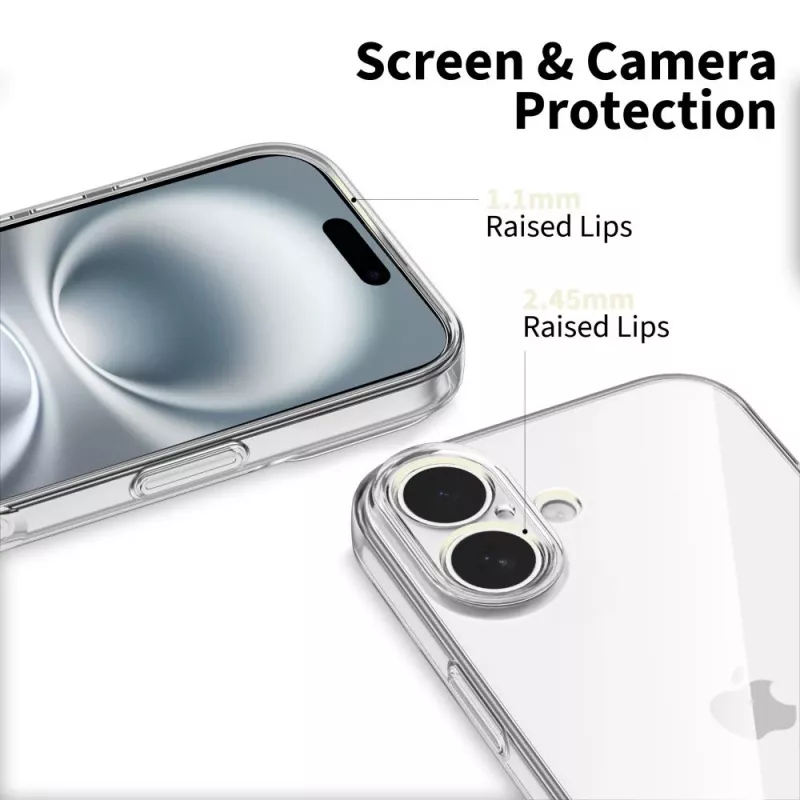 Tech-Protect Flexair iPhone 17 priehľadný zadný kryt